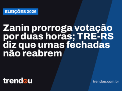 Zanin prorroga votação por duas horas; TRE-RS diz que urnas fechadas não reabrem